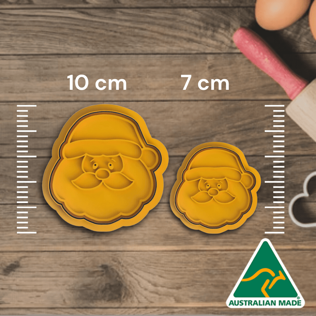 Christmas Eve Santa Cookie Cutter and Embosser Stamp