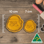 Christmas Eve Santa Cookie Cutter and Embosser Stamp