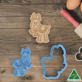 Christmas Reindeer Cookie Cutter and Embosser Stamp