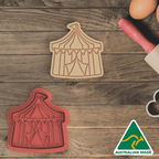 Circus Set - Tent Cookie Cutter and Embosser Stamp