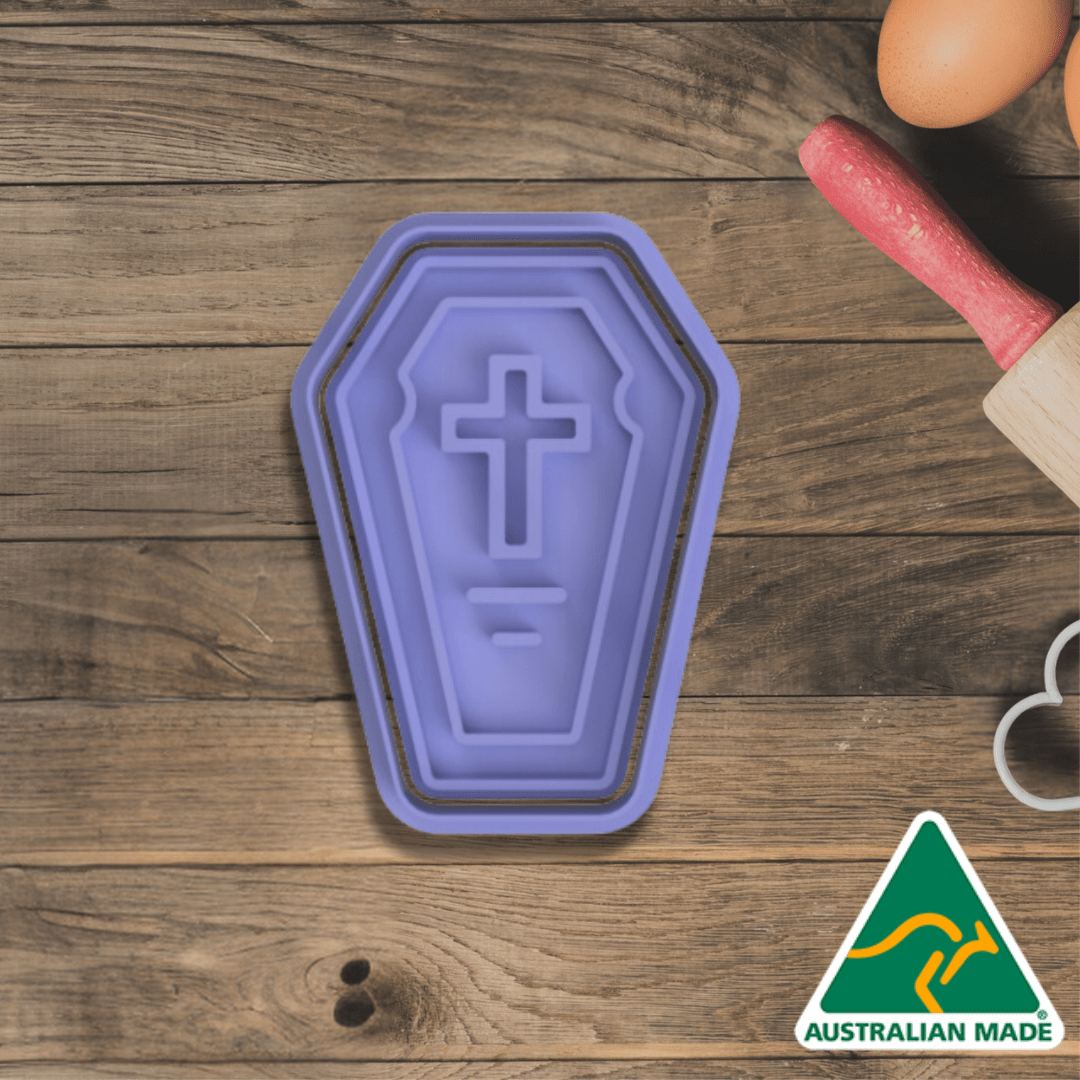 Coffin - Cookie Cutter and Embosser Stamp