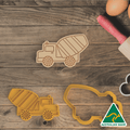 Concrete Truck Cookie Cutter and Embosser Stamp