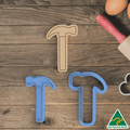 Construction Tool- Hammer Cookie Cutter And Embosser Stamp