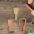Construction Tool- Paint Scraper Cookie Cutter And Embosser Stamp