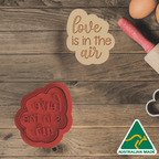 Mini Valentine Phrases Set - Love Is In The Air Cookie Cutter/Fondant Embosser Stamp