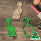 Elephant Holding a Balloon Cookie Cutter and Embosser Stamp
