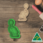 Elephant Holding a Balloon Cookie Cutter and Embosser Stamp