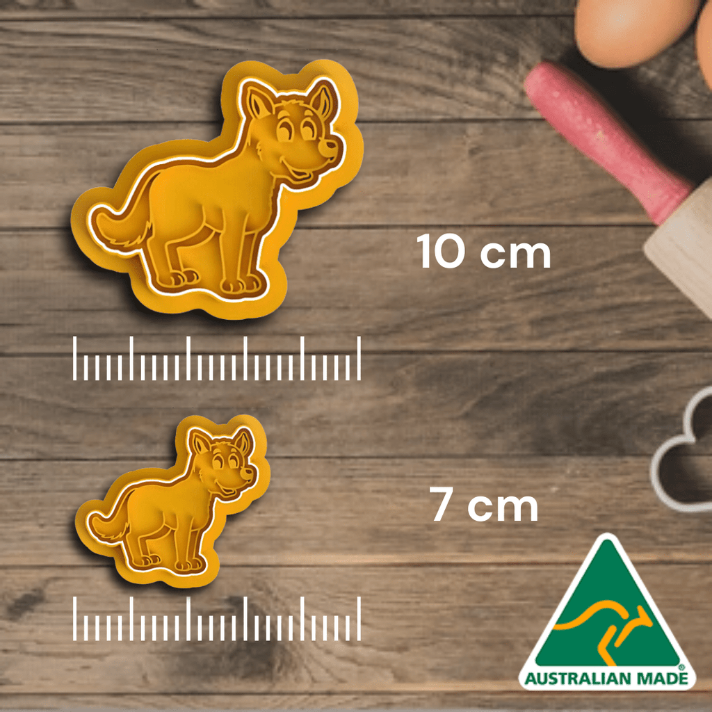 Dingo Cookie Cutter And Embosser Stamp