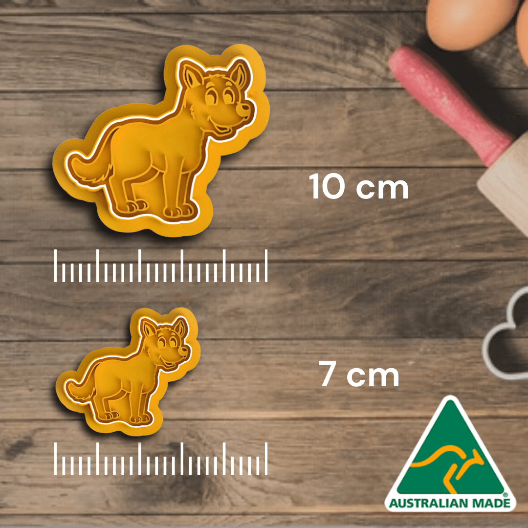 Dingo Cookie Cutter And Embosser Stamp