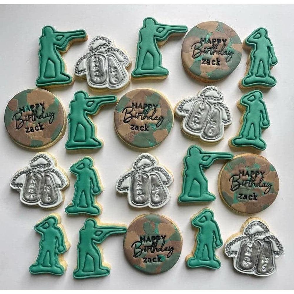 Dog Tags Cookie Cutter and Embosser Stamp
