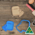 Earpods with Charging Case Cookie Cutter and Embosser Stamp