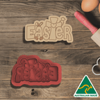 Easter- 3 Bunnies Cookie Cutter and Embosser Stamp (Copy)