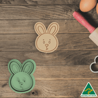 Easter Bunny Face Cookie Cutter And Embosser Stamp