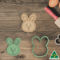 Easter Bunny Face Cookie Cutter And Embosser Stamp