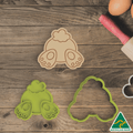 Easter Bunny Feet Cookie Cutter And Embosser Stamp