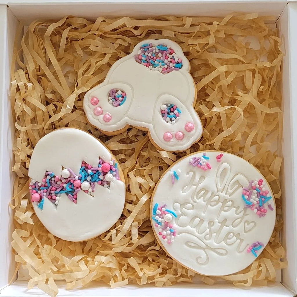 Easter Bunny Feet Cookie Cutter And Embosser Stamp