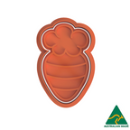 Orange Easter Carrot Cookie Cutter and Embosser Stamp