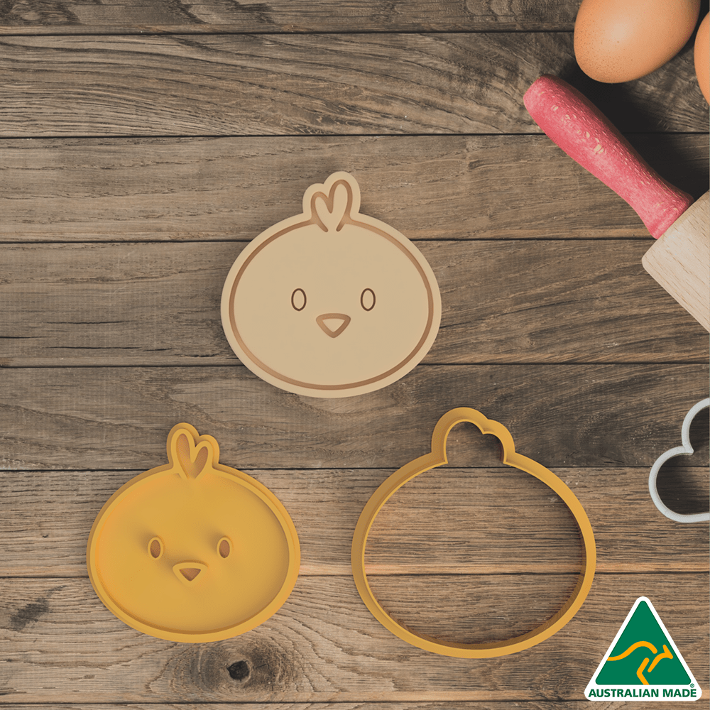 Easter Chick Cookie Cutter And Embosser Stamp
