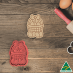 Easter Egg Basket Cookie Cutter and Embosser Stamp