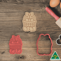 Easter Egg Basket Cookie Cutter and Embosser Stamp