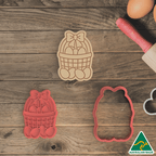 Easter Egg Basket Cookie Cutter and Embosser Stamp