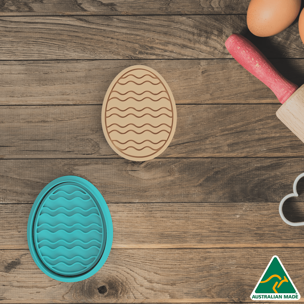 Easter Egg Pattern #10 Cookie Cutter And Embosser Stamp