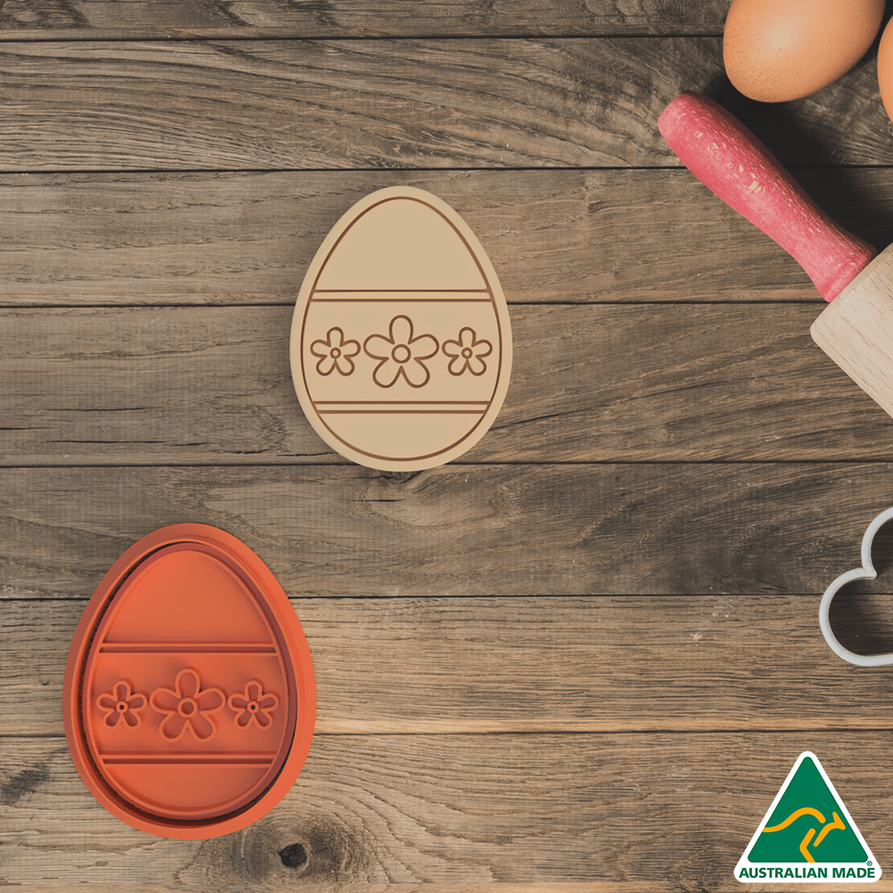 Easter Egg Pattern #8 Cookie Cutter And Embosser Stamp