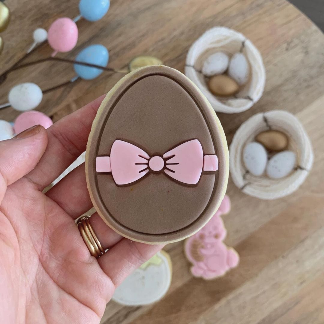 Easter Egg Pattern #9 Cookie Cutter And Embosser Stamp