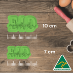 Australian Cookie Cutters Cookie Cutters Eid Mubarak Design 1 Cookie Cutter and Embosser Stamp