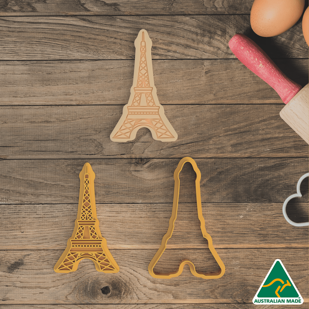 Eiffel Tower Cookie Cutter and Embosser Stamp