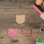Farm Animals- Set of 7 Cookie Cutter And Embosser Stamp