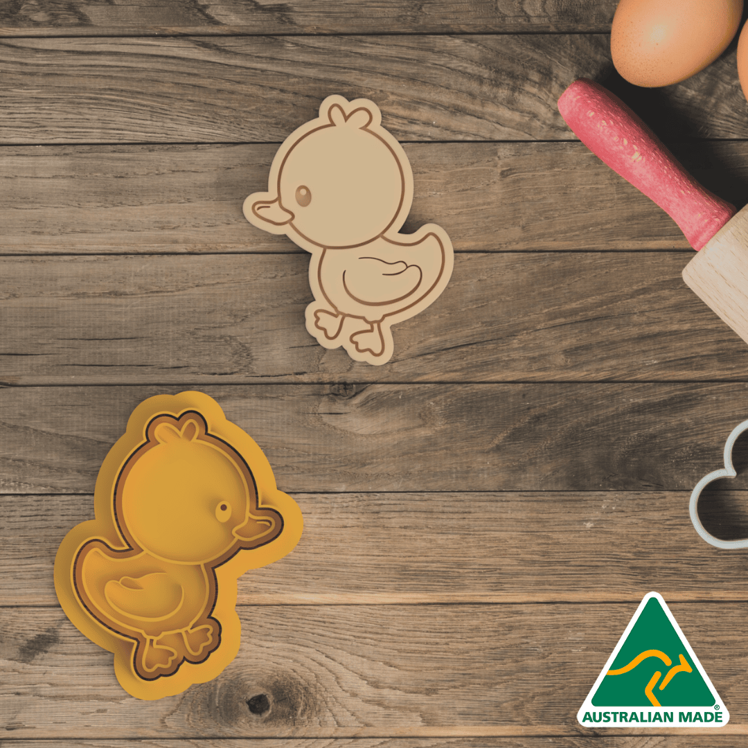 Duck Body Cookie Cutter and Embosser Stamp