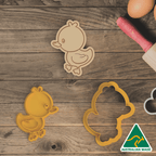 Duck Body Cookie Cutter and Embosser Stamp
