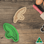 Fishing Rods Cookie Cutter and Embosser Stamp