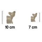 Forest Animals- Deer Cookie Cutter And Embosser Stamp