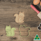 Forest Animals- Set of 7 Cookie Cutter And Embosser Stamp