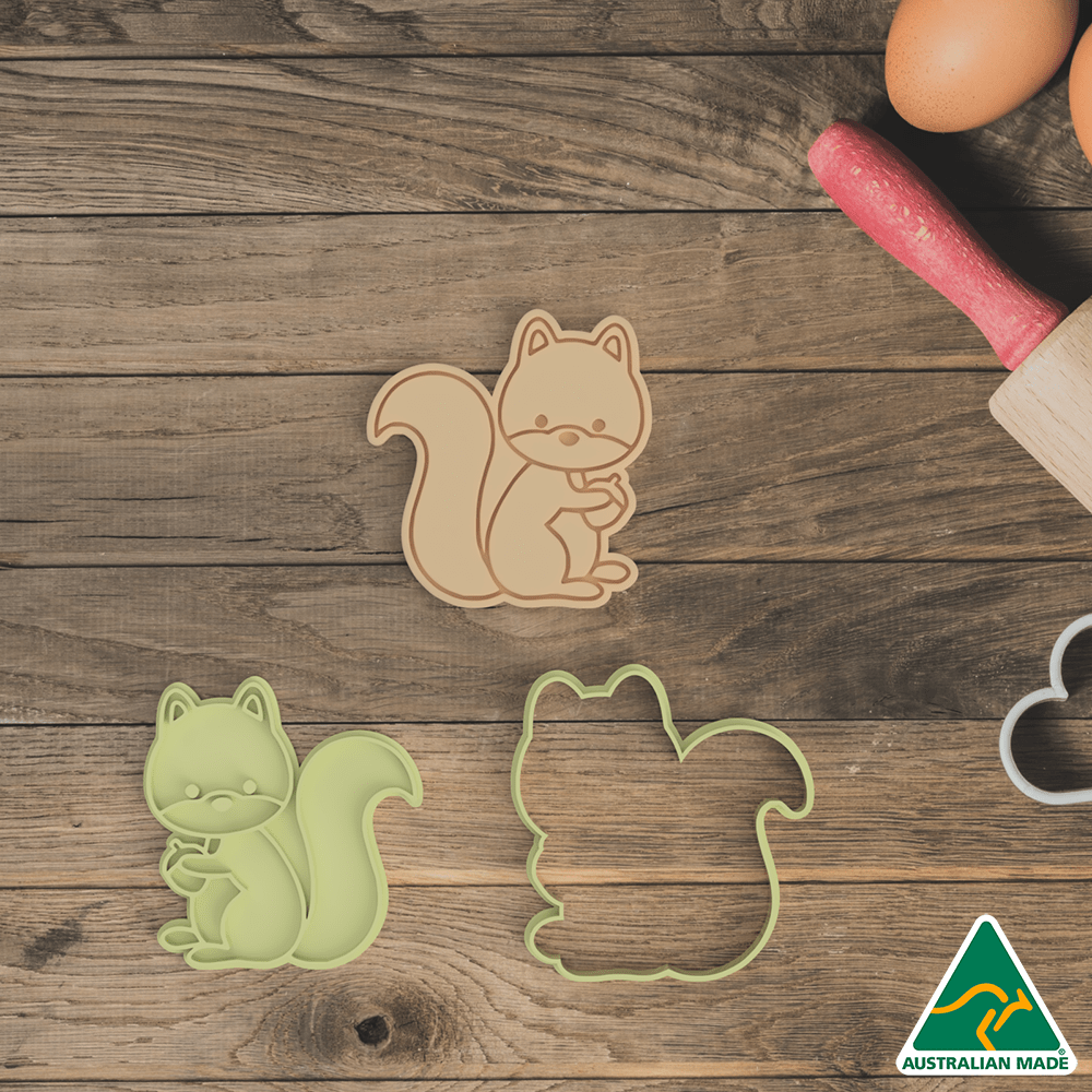 Forest Animals- Set of 7 Cookie Cutter And Embosser Stamp