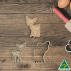 Forest Animals- Set of 7 Cookie Cutter And Embosser Stamp