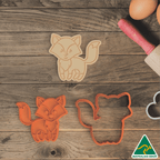 Forest Animals- Set of 7 Cookie Cutter And Embosser Stamp