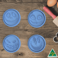 Nightmare Before Christmas Cookie Cutter and Embosser Stamp Set