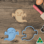 Spooky Ghost Cookie Cutter and Embosser Stamp
