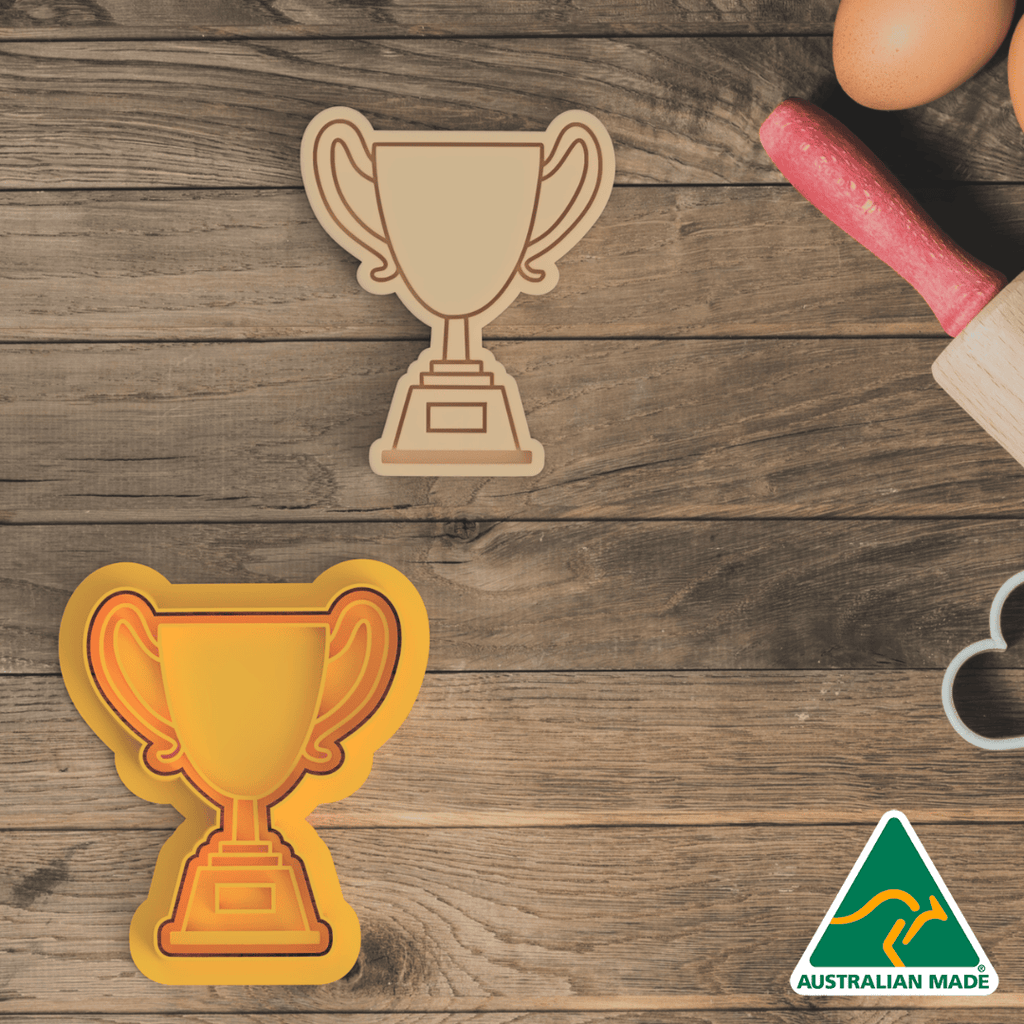 Golf Trophy Cookie Cutter and Embosser Stamp