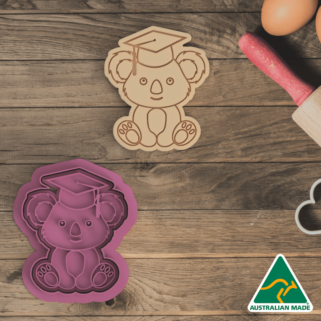 Graduated Koala Cookie Cutter and Embosser Stamp