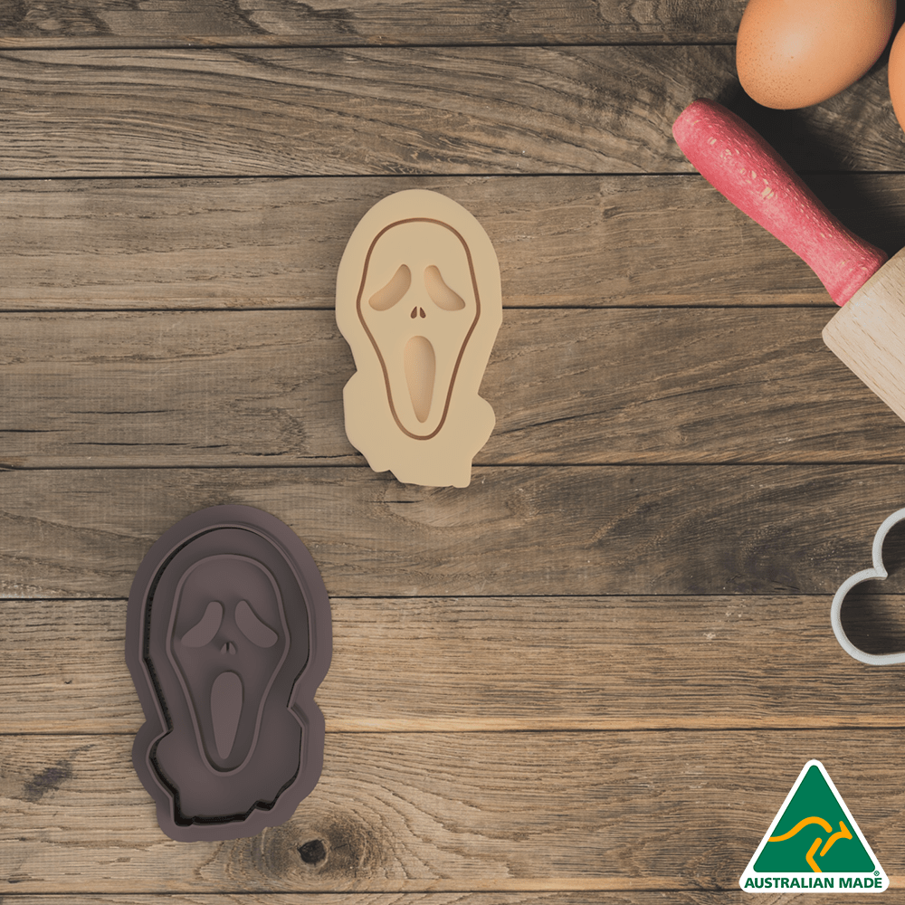 Grim Reaper Cookie Cutter and Embosser Stamp
