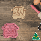 Groovy Van Cookie Cutter and Embosser Stamp