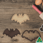 Halloween Bat Cookie Cutter and Embosser Stamp