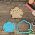 Halloween Ghost Cookie Cutter And Embosser Stamp