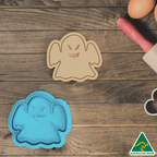 Halloween Ghost Cookie Cutter And Embosser Stamp