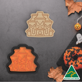Halloween House Cookie Cutter and Embosser Stamp