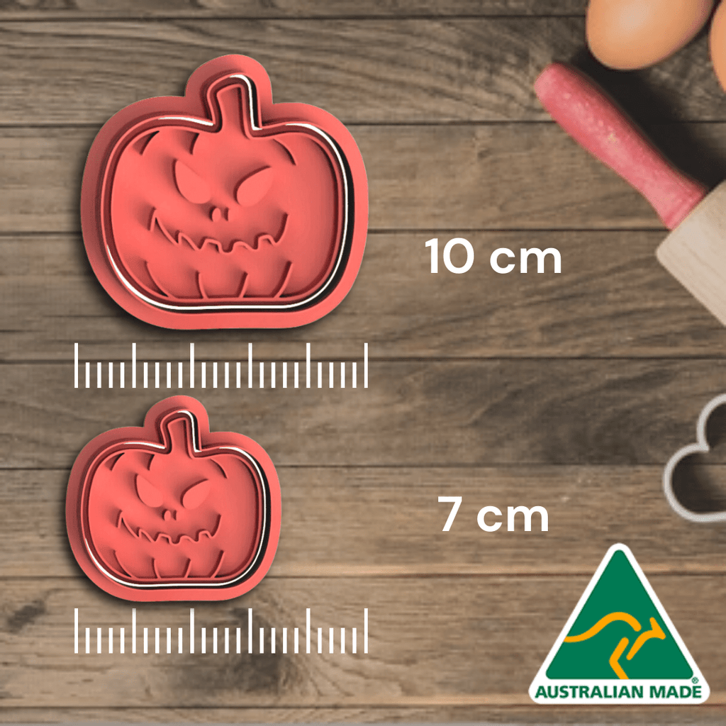 Halloween Jack-O-Lantern Cookie Cutter And Embosser Stamp